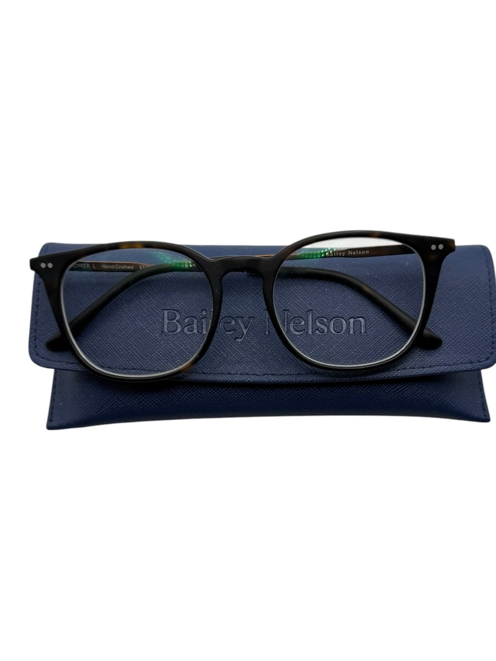 Bailey Nelson Homer L Eyeglasses Tortoise Handcrafted 53-20-150 BNA759 C23